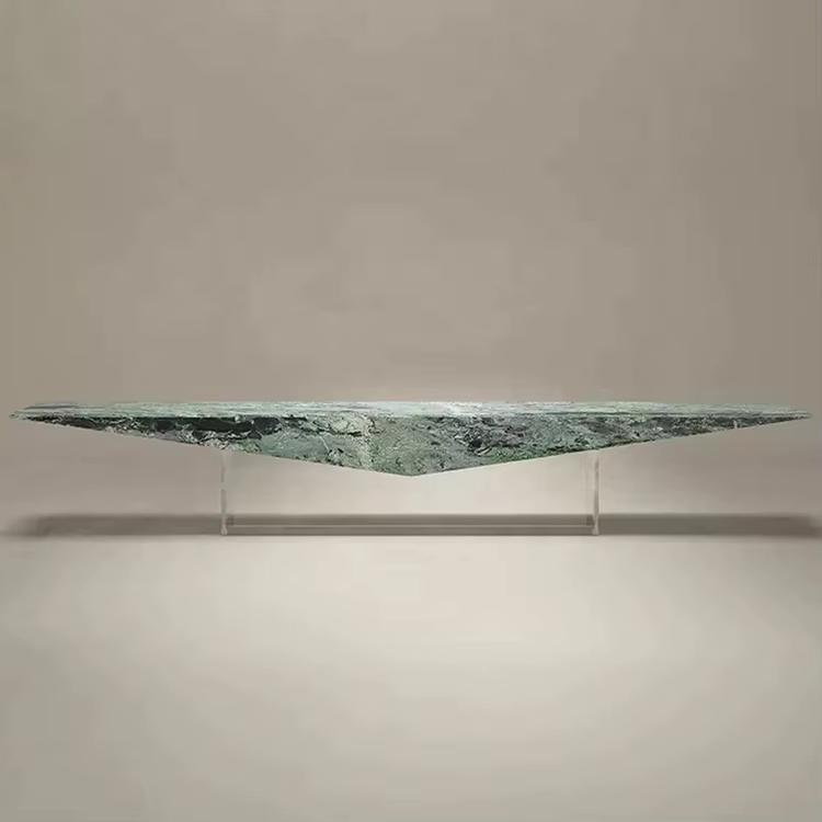 Levitate Sculptural Marble & Acrylic TV Console – view 3